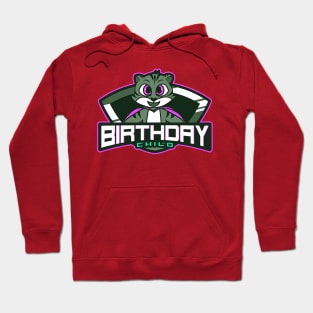 Happy Birthday Child Logo (Chipmunk in a cape) Hoodie